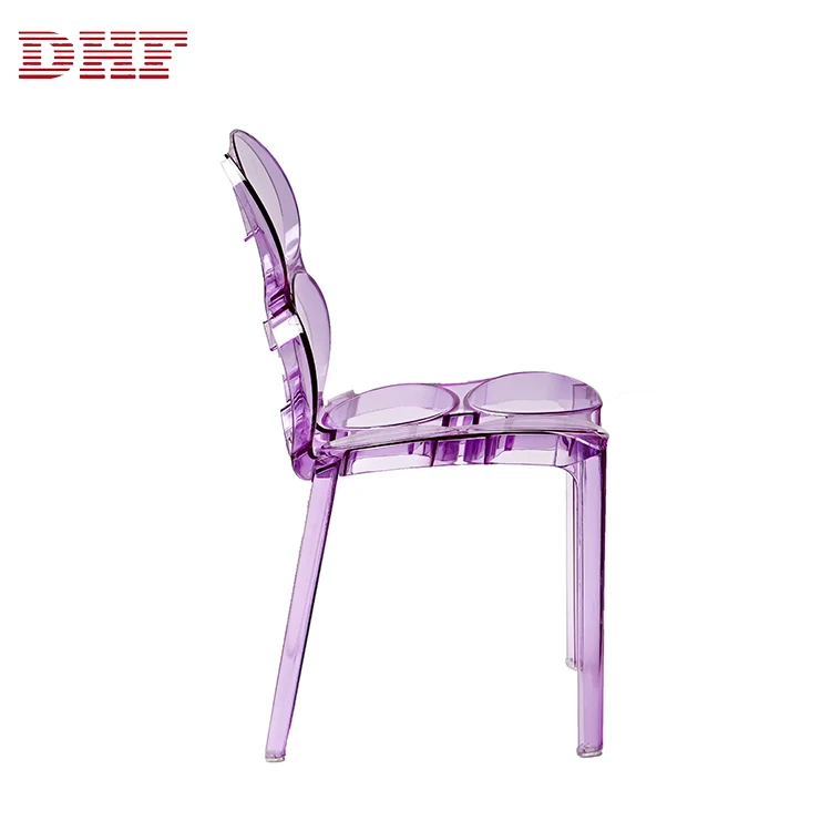 DHF Furniture New Product Restaurant PC Chairs Transparent Wedding Chairs Sale