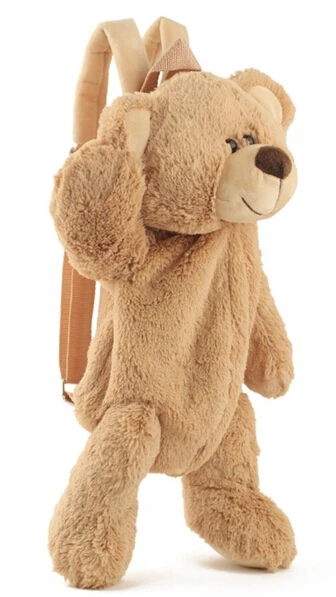 Cheap Teddy Backpack Custom Stuffed Brown Bear Plush Teddy Bag Plush Teddy Bear Backpack