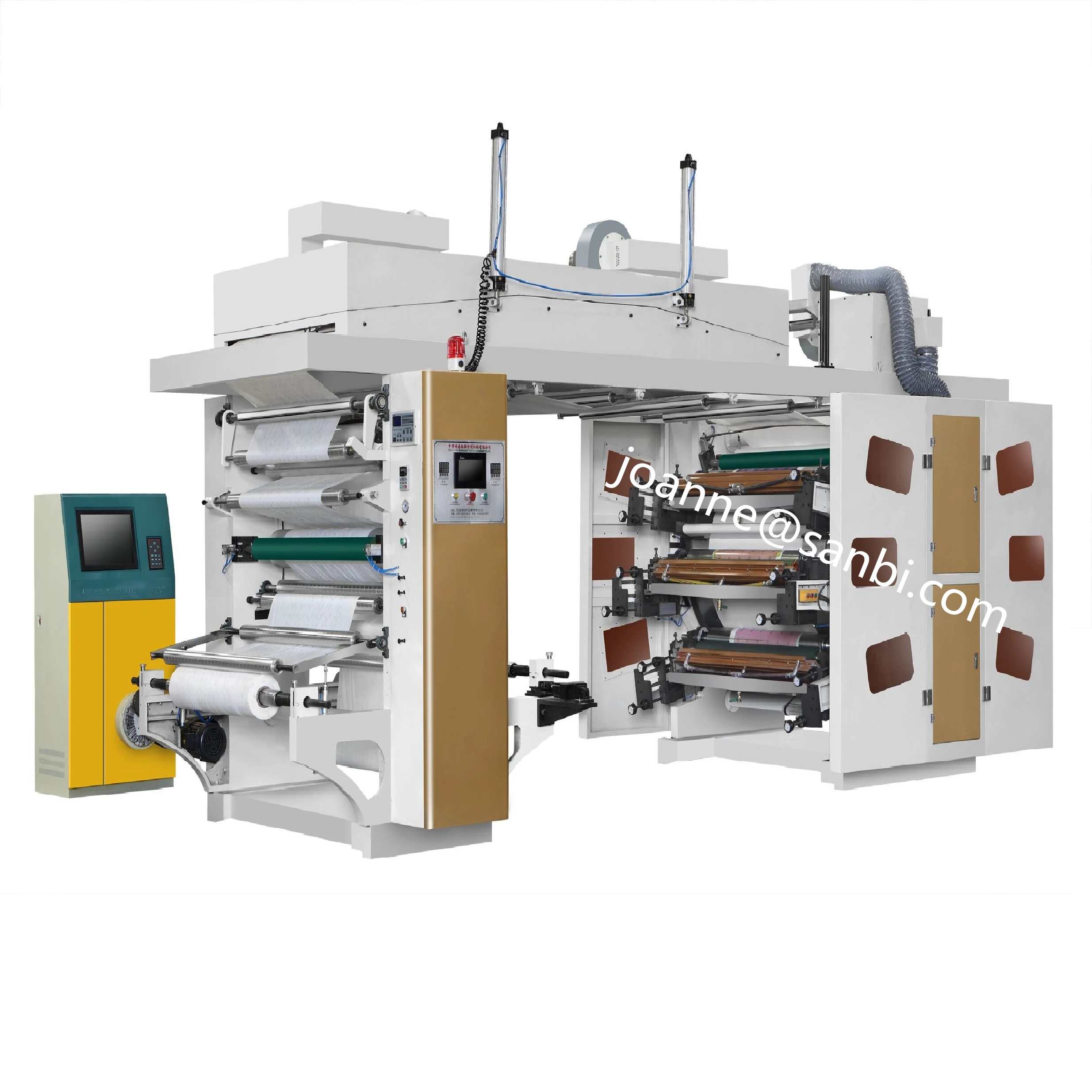 High speed CI Flexographic printing machine