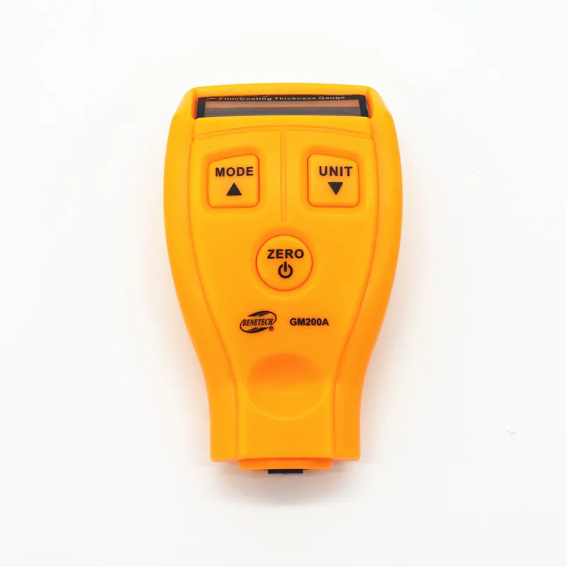 5pcs Оригинальный GM200A Цифровой ЖК-дисплей Толщиномер Толщиномер Автомобильные краски Толщиномер Автоматический толщиномер