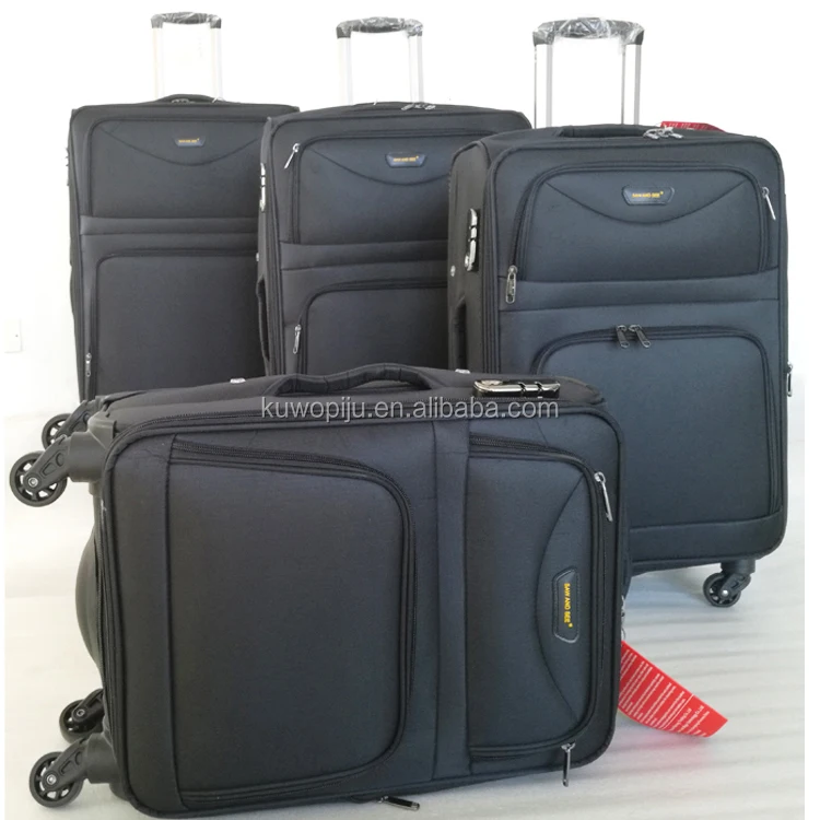 waterproof soft luggage set 3pcs trolley lightweight Spinner 4 piece suitcase travel case set