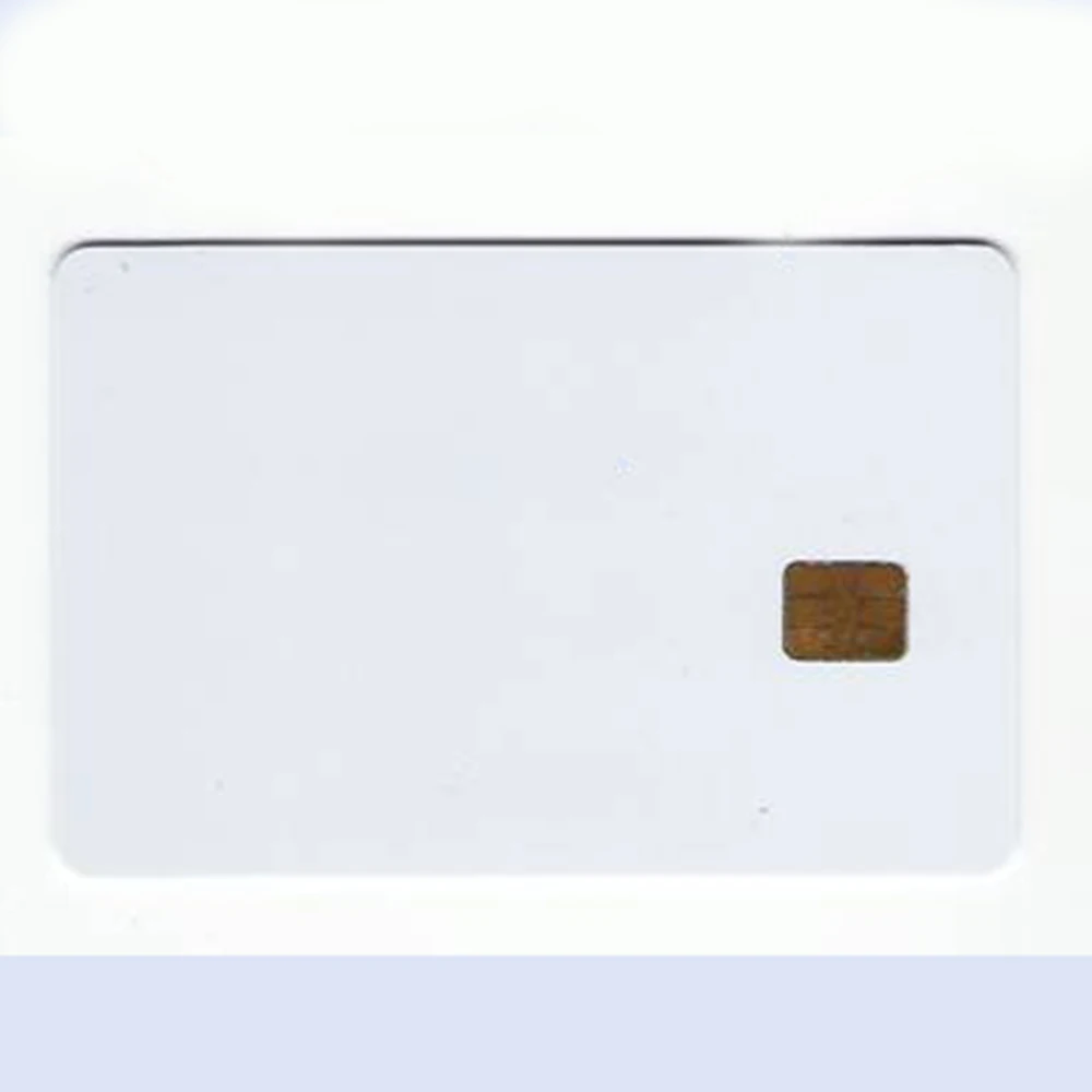 Best price FM4442 contact IC chip blank PVC smart card for payment and access