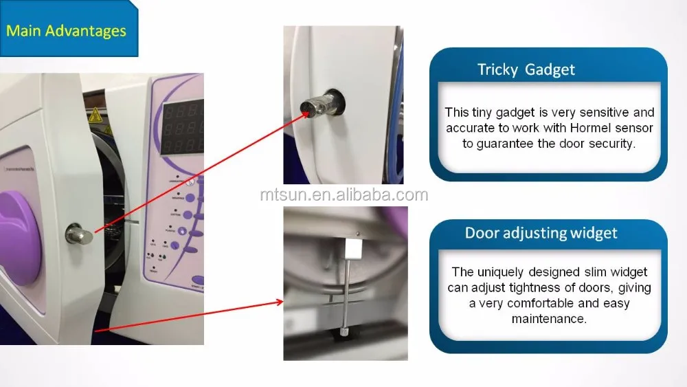
Class B high competitive and quality tabletop steam medical autoclaves with printer 