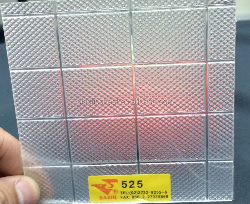 Polystyrene PS SHEET ceiling lights patterned plate diffuser