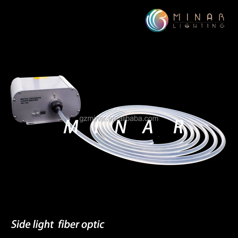 new products outdoor Side glow fiber optic rope light