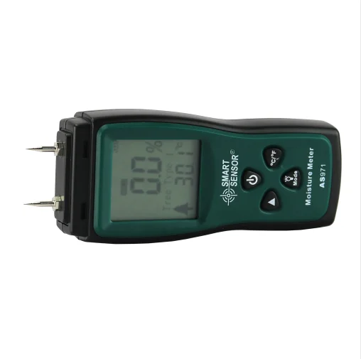 Wood Moisture Meter , Humidity Tester Timber Damp Detector paper digital Moisture Meter Test wall moisture analyzer Range 2%~70%