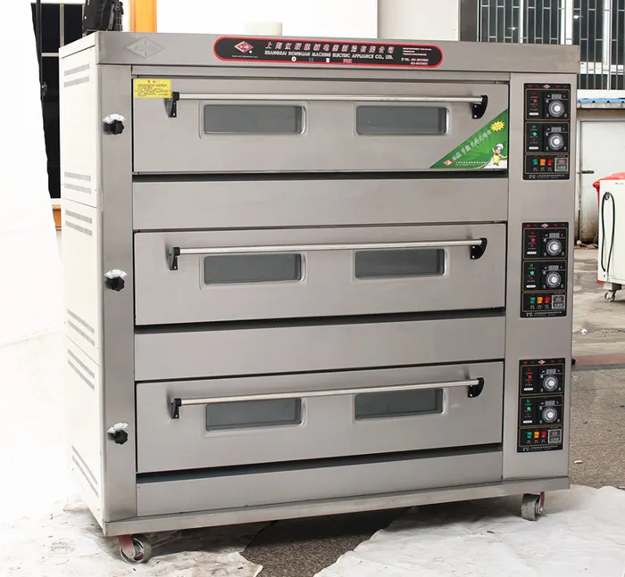 High quality bakery machines gas pizza oven factory