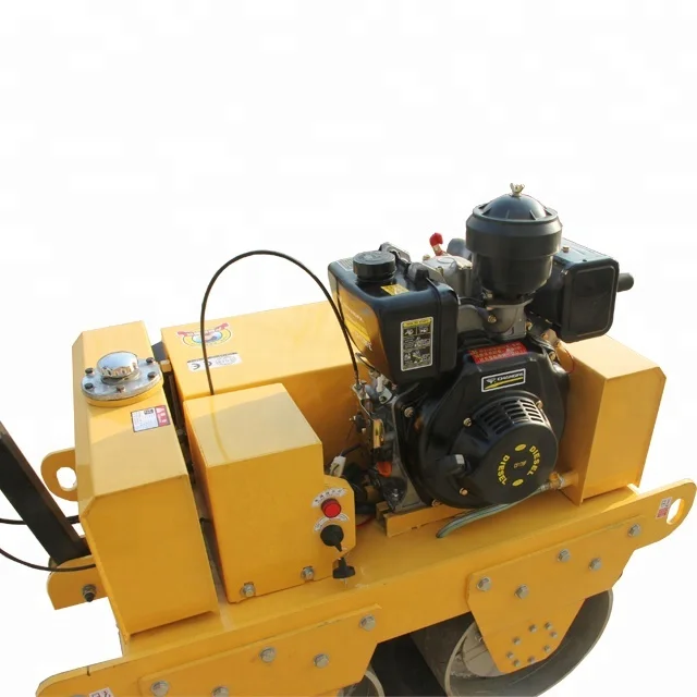 Honda gasoline engine and Kipor diesel engine small vibratory road roller price
