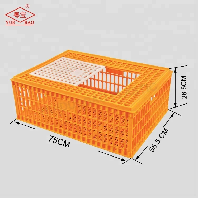 Chicken Transportation Cage Plastic Material Circulating Animal Cage