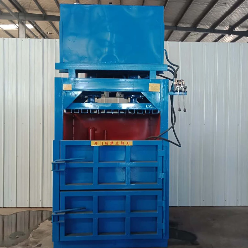 Waste Clothes Baler Cotton Cardboard Baling Press Compressor Machine