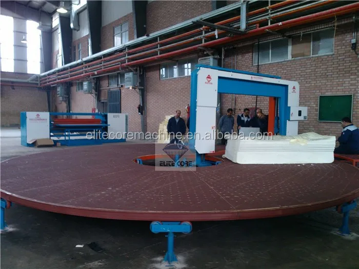 automatic mattress sponge machinery small thickness foam cutting machine