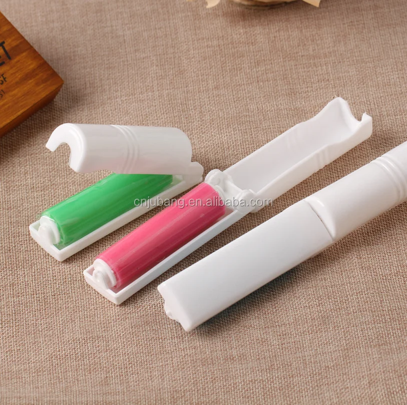 Wholesale foldable washable sticky lint roller for dust cloths / cloth sticky roller brush