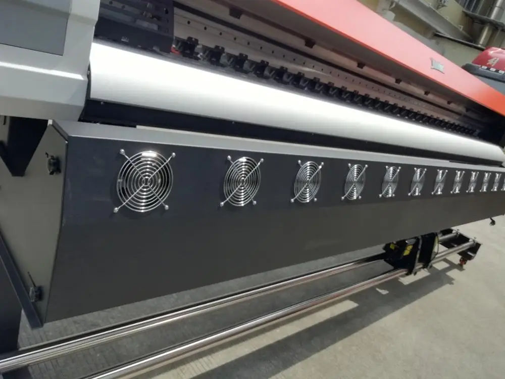 TECJET 10 feet Inkjet Large Format Roland Photo Eco Solvent Printer Digital Money Banner Sticker Wall Flex Printing Machine