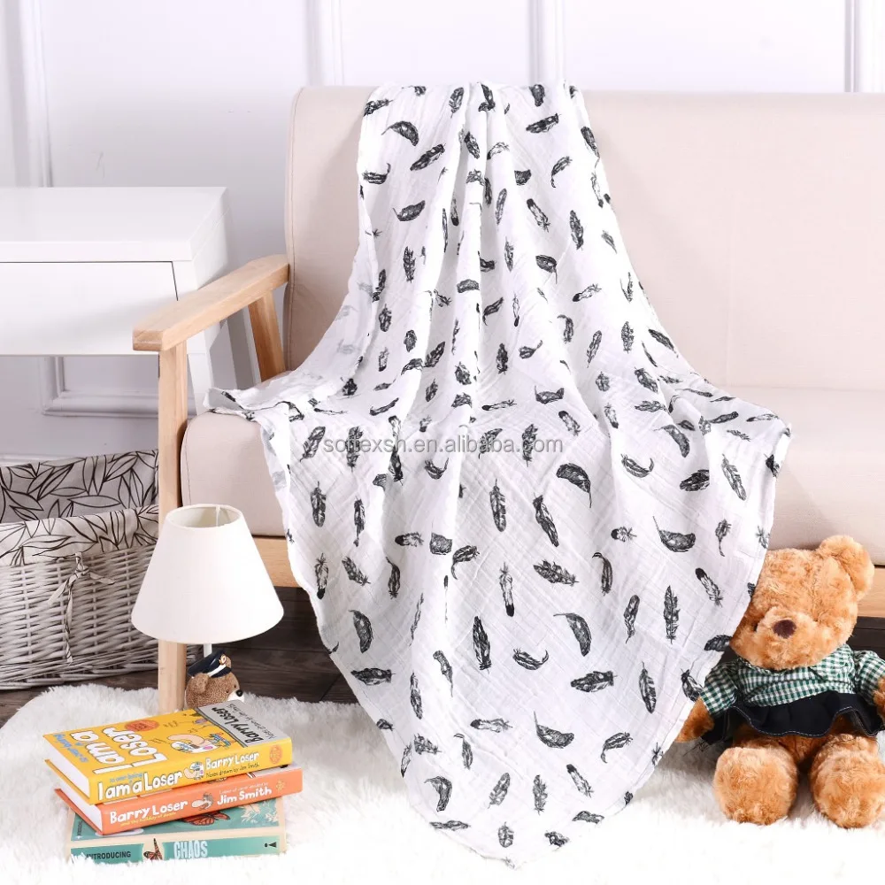 
 Хлопчатобумажная муслиновая ткань для новорожденных/Органическая/молочная бутылка, дизайн муслина  