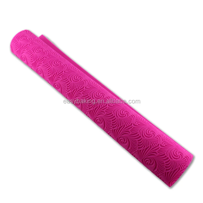 Support Custom Printing Decoration Fondant Silicone Baking Cake Lace Mat