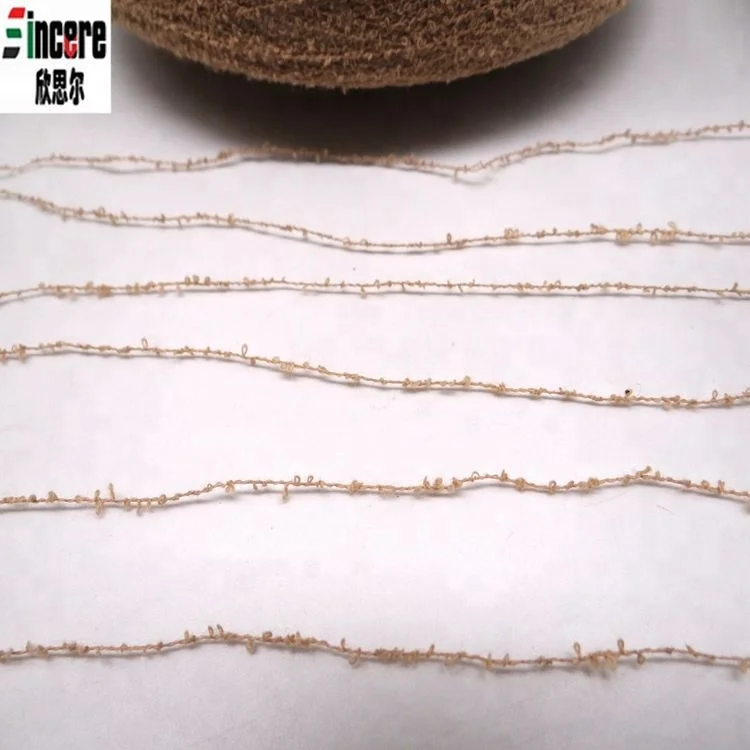 HOT Sales1/15NM 70%Cotton 30%Nylon Loop Yarn Blended Yarn for knitting