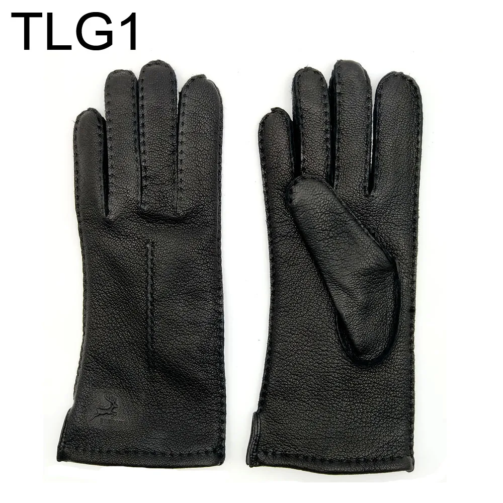 Leather gloves goat skin dressing daily imitation deerskin