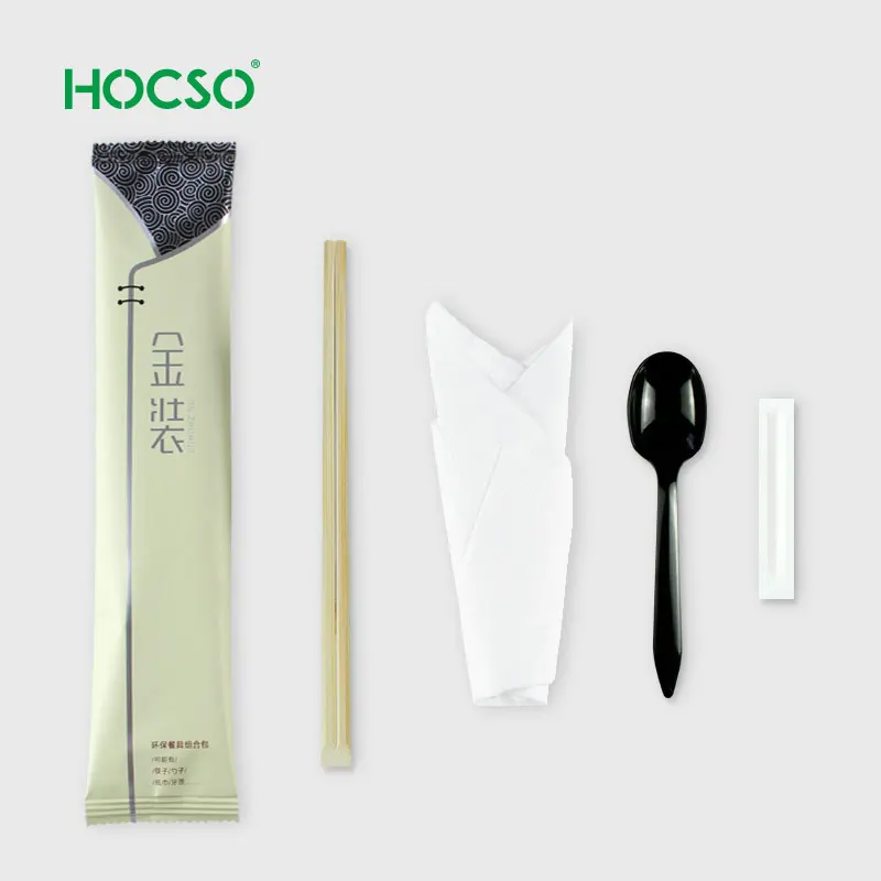 
chopstick packing envelope chopstick spoon tissue degradable disposable tableware 