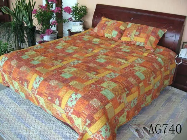 Colorful bedspread