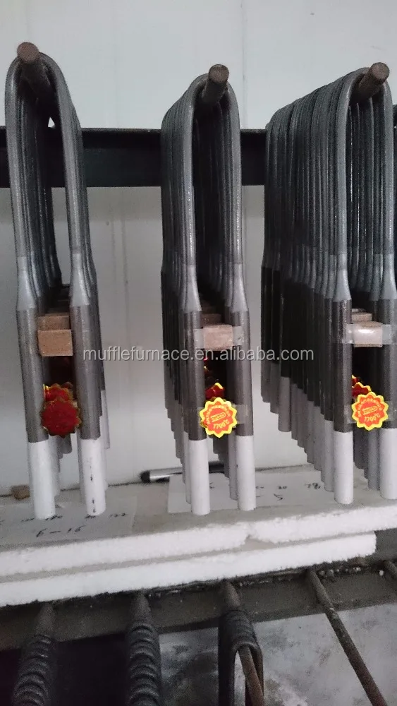 1700 1800 1900 Degree L W U Type Molybdenum Disilicide Rod MoSi2 Heating Elements, MoSi2 Heater Rod
