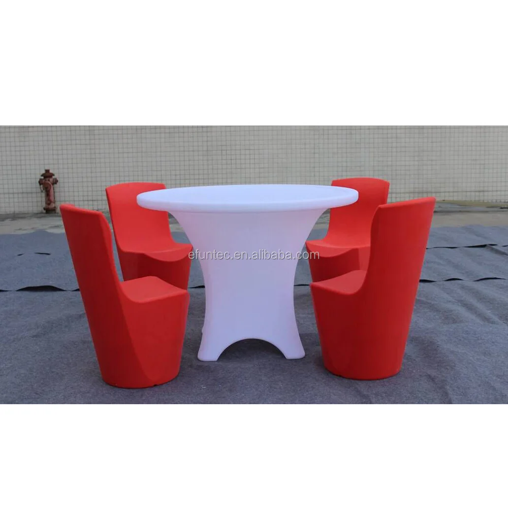 Современный дизайн, коммерческая мебель для ресторана, красочный экологически чистый пластиковый стол и стулья для улицы