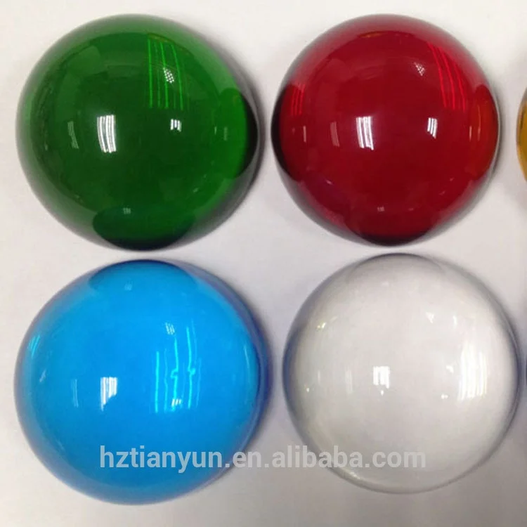 
Color glass half ball / glass half sphere / clear half ball 