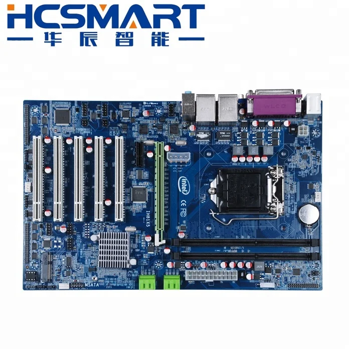 
ATX-H815P2L custom H81 ATX CCTV DVR motherboard 1150 with dual lan 4*pci pcie16x pcie 4x pcie1x 