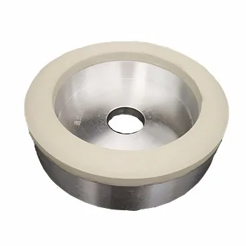 6A2 type Ceramic cup wheel for sharpening cvd pcd pcbn tool 150mm 125mm vitrified bond diamond grinding wheels
