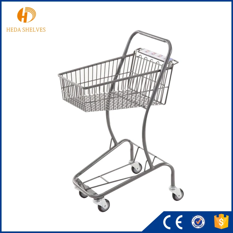 Hot sale used market carts and grocery shopping trolley