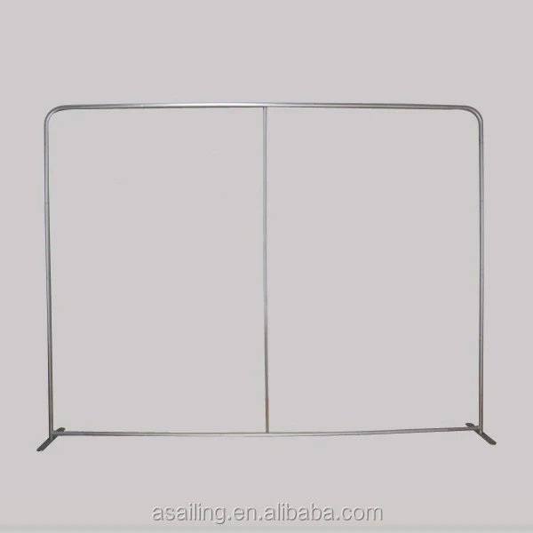Lightweight Portable 8 ft pop up backdrop stand with one side  graphic