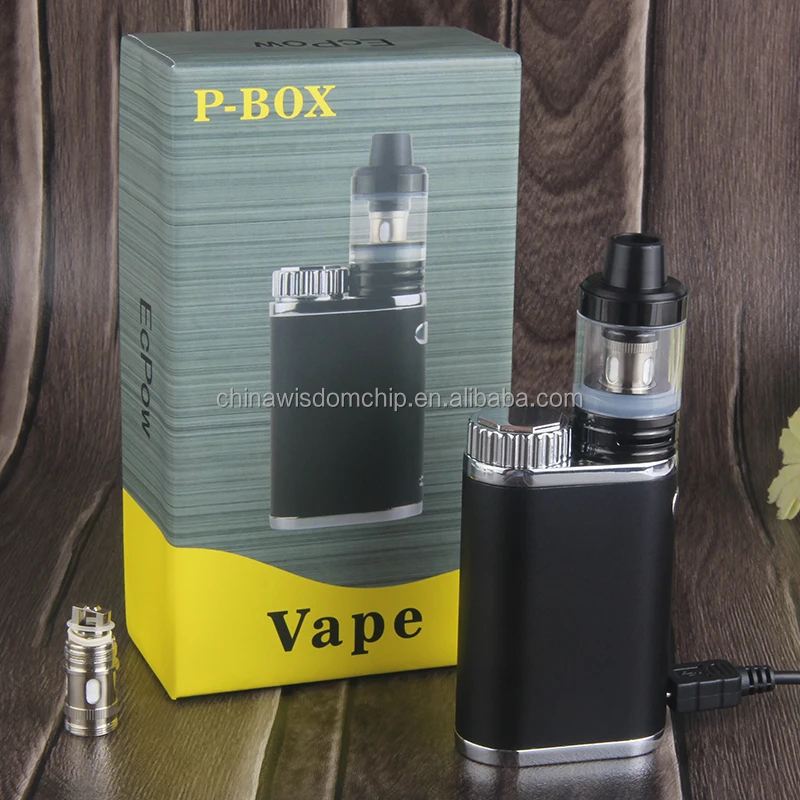 New products e cigarette 510 Threading 50w box mod best starter kit 50w vape box