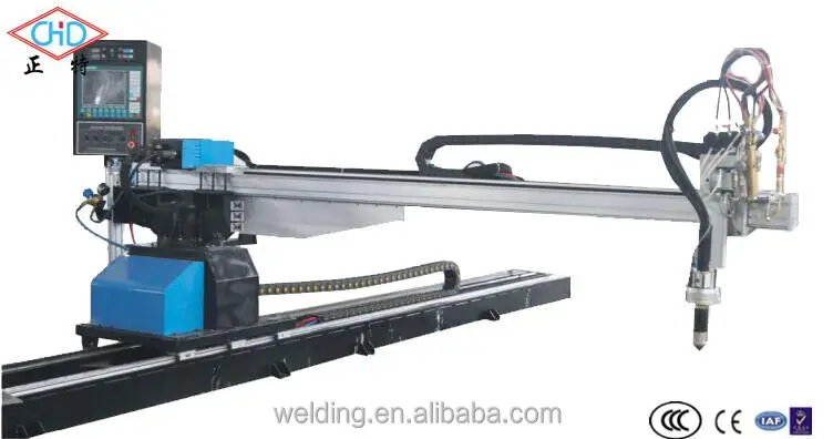 Single gantry CNC plasma metal cutting machine