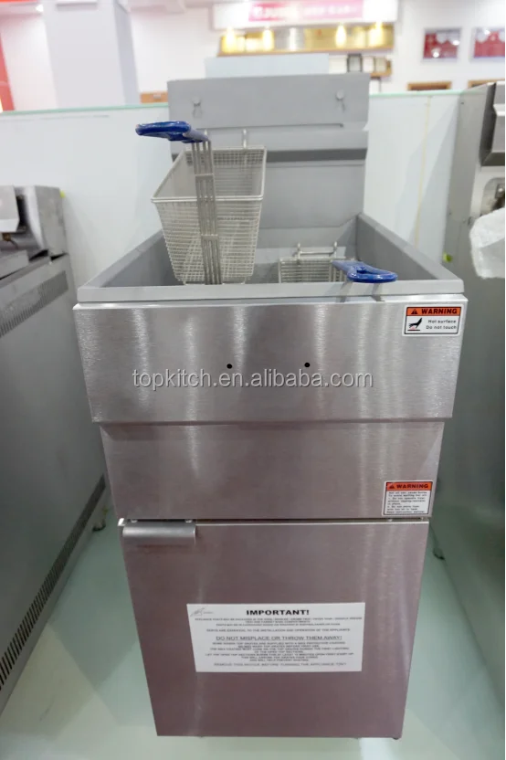New Design Heavy Duty High Efficiency Gas Fryer With Temperature Control