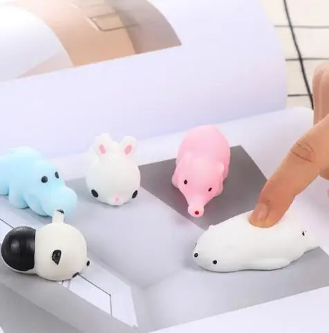 Mskwee Educational Diverse Kawaii Mini Mochi Animal Shape Child Toy Decorative Soft Toy For Anti-Stress