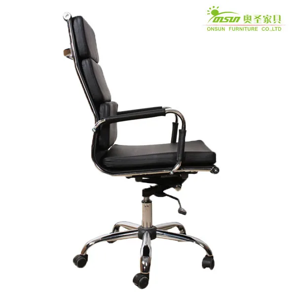  Популярный роскошный кожаный офисный стул Swivel BIFMA