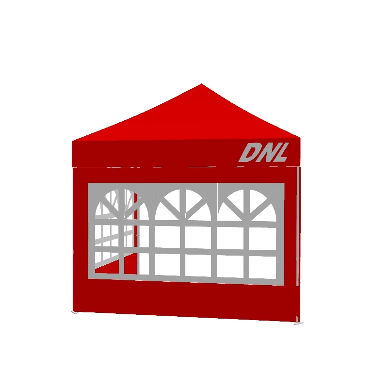 3x3 portable foldable gazebo tent event walls tent with transparent window