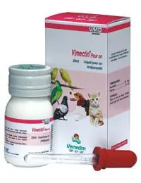 Vietnam GMP Certified Antiparasite for Pets, Vimectin pour on