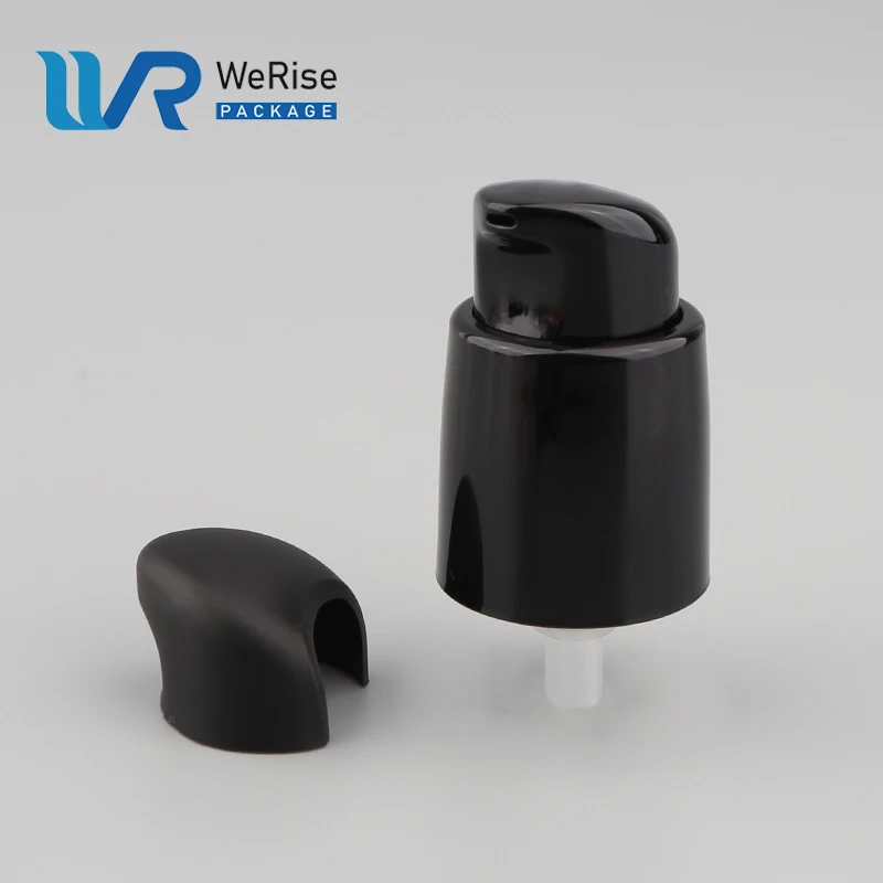Wholesale Simple Black Cream Lotion Pump 20/410 With Locker