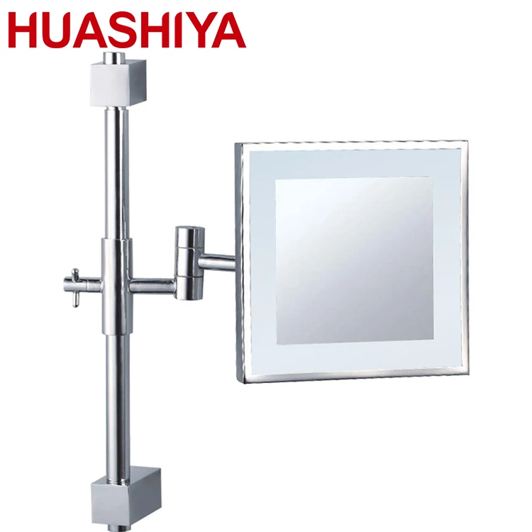 HSY1022-High качество квадратный светодиодный персонализированные Ванная комната настенное зеркало для макияжа со светодиодной подсветкой