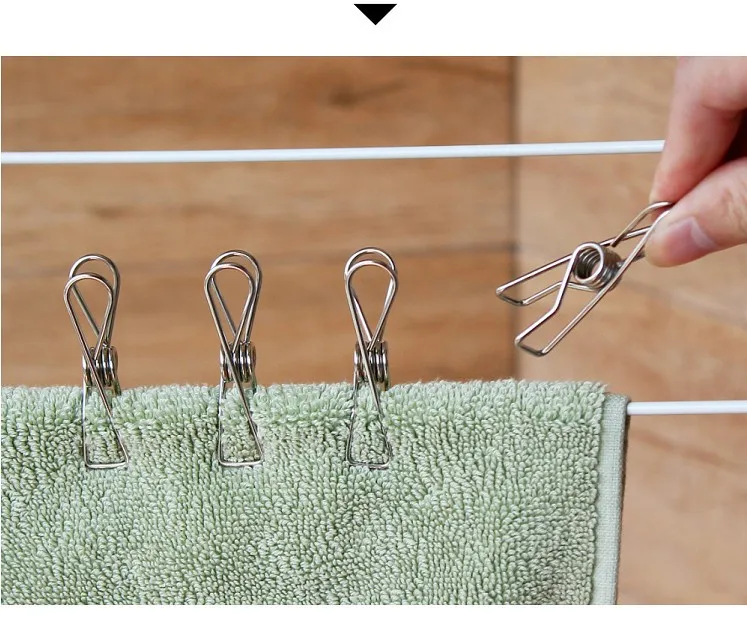 316 stainless steel peg spring clothes peg clothes pin in loose