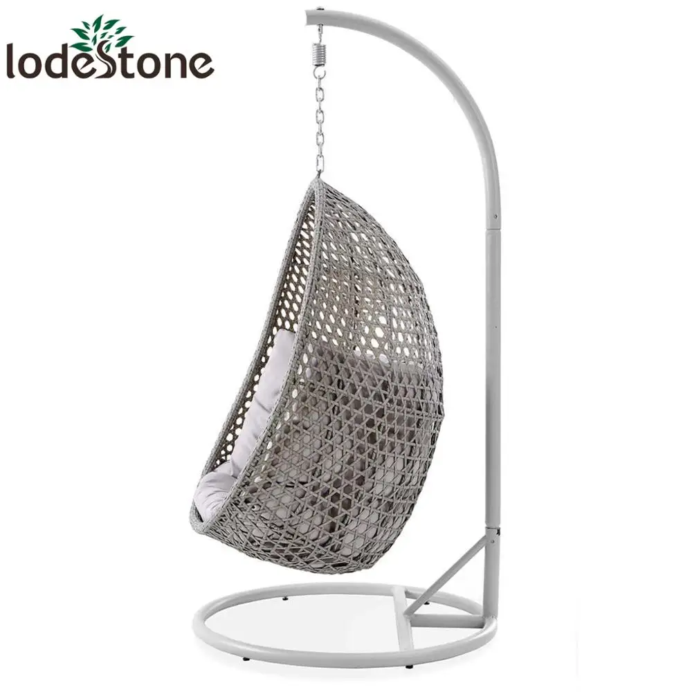 Good selling rattan egg chair hanging outdoor swing chair