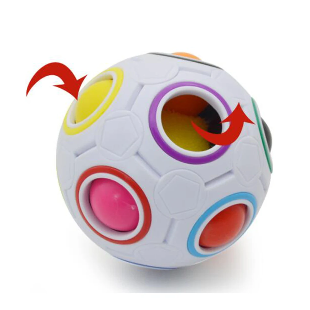 New arrival educational creative anxiety stress relief magic rainbow ball