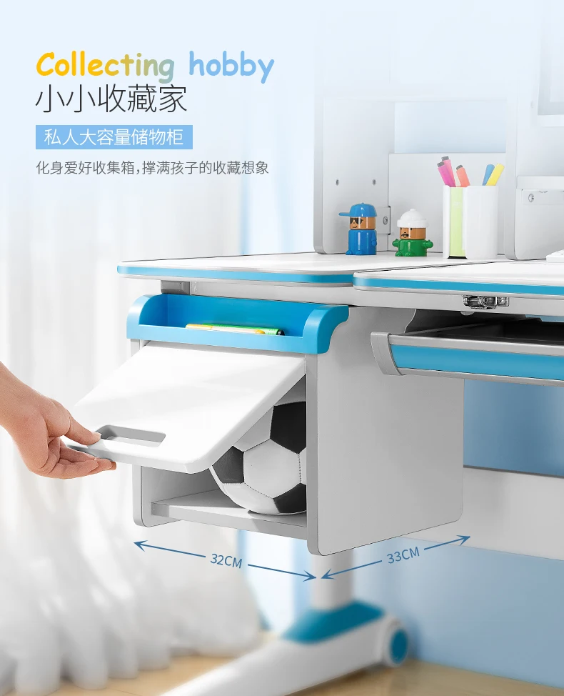 Новая модель и дизайн 2020, лидер продаж, детская мебель, регулируемый по высоте учебный стол для письма и чтения, эргономичный стол