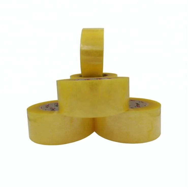 Hot Melt Adhesive Bopp Packing Tape White Sealing Glue Carton Sealing Tape Bopp Fast Sale Waterproof Carton Package Acrylic ROSH