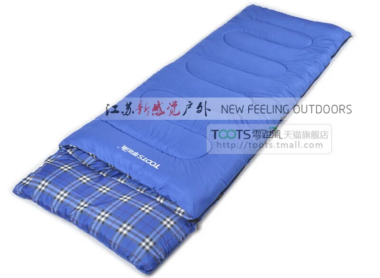 Hollow Fibre Splicing Double Sleeping Bag ,(185+30)x75cm 1.3kg / 1.6kg