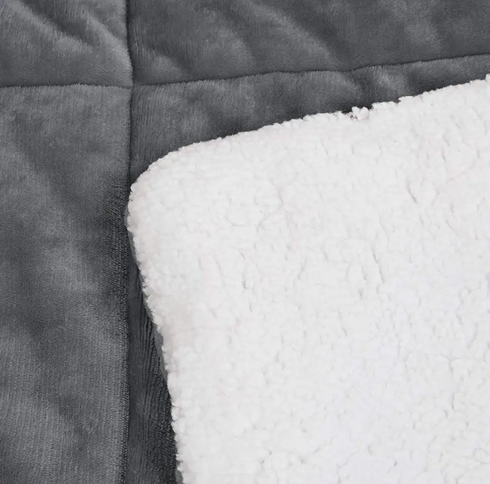 
Super warm, thick and soft flannel comforter and pillow case set 