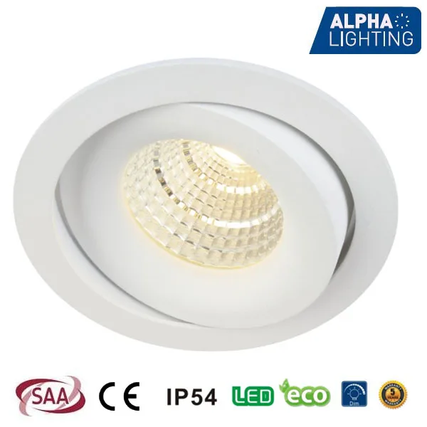 Alpha Lighting 13w residential and commercial Downlight LED Daylight Recessed Lighting LED Light adjustable LED Downlight