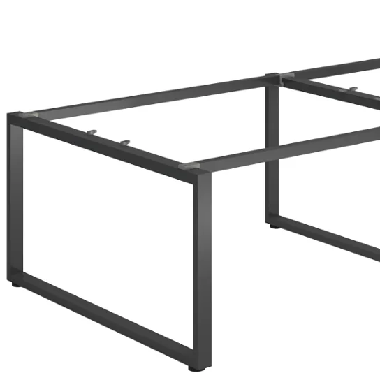 Modern Commercial Office Furniture Parts Table Legs Table Frame Durable Workstation Cable Management Steel Workstation Desk Iron