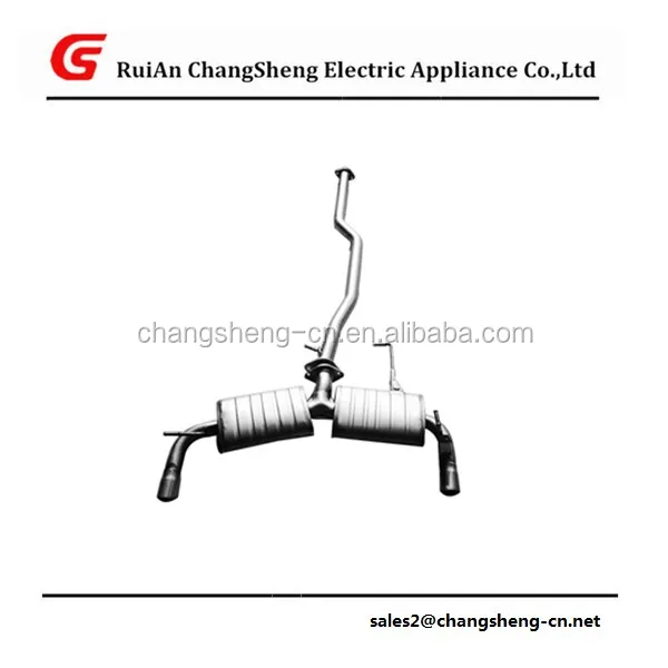 automotive exhaust system muffler double for Mitsubishi Lancer-ex