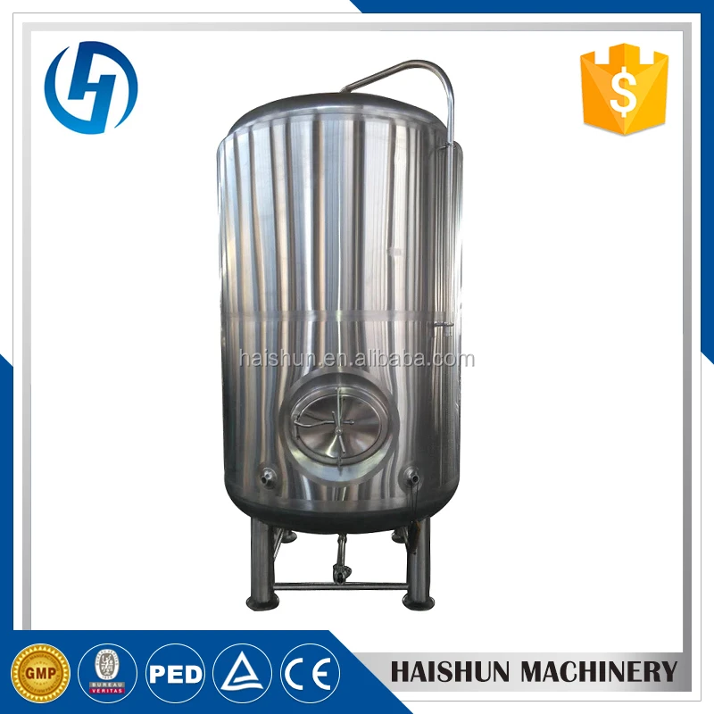 Cost price of stainless steel glycol jacket beer light tank